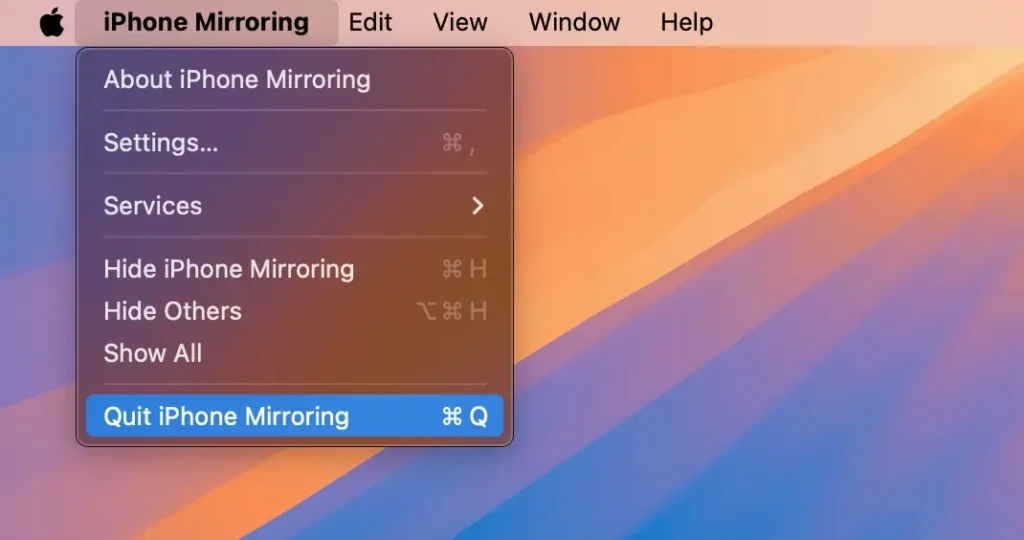 How to Stop iPhone Mirroring